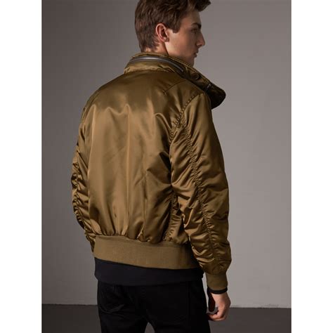 burberry bomber mens|burberry khaki bomber jacket.